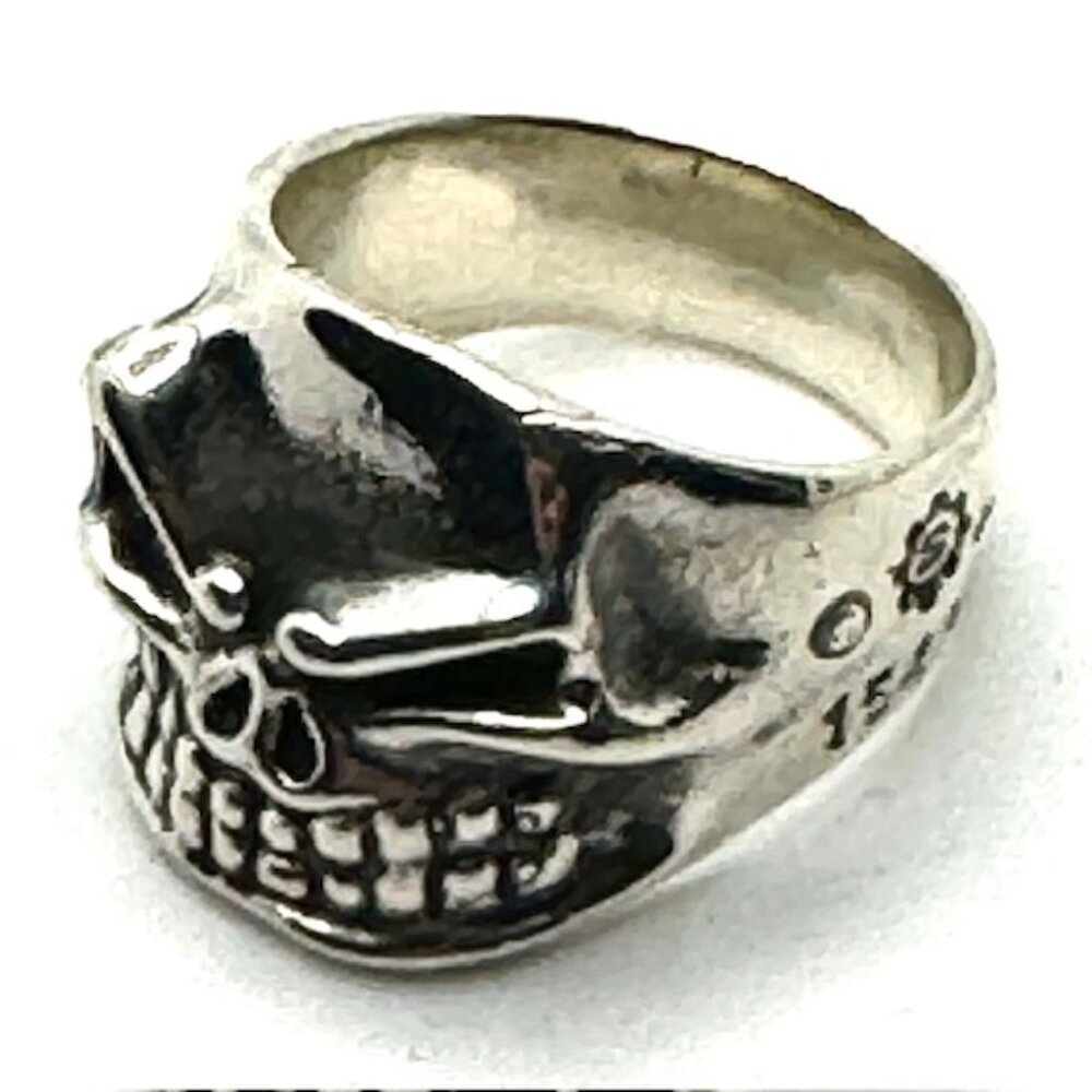 STARLINGEAR Puncher Slickster Ring Silver 925 Size US 6 Like New w/Pouch